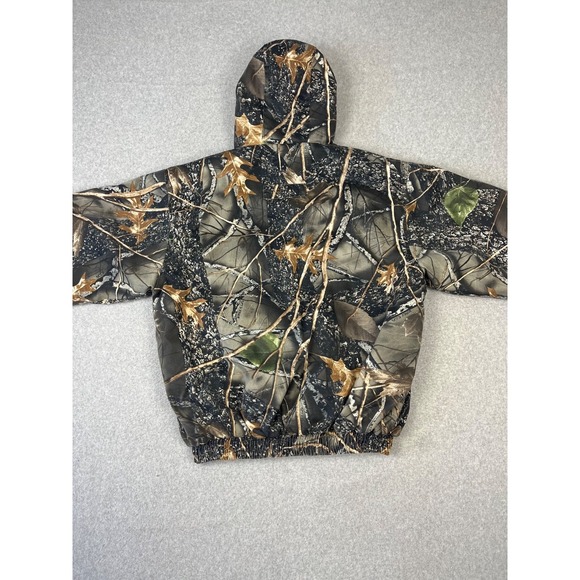 World Famous Sports WFS Jacket Mens XL Camo Hooded Stop The Scent Hunting - Picture 9 of 11